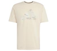 adidas Homme Train Essentials Seasonal Brand Love Camo Tee, Crystal Sand/Black, S