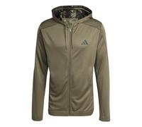 adidas Homme Train Essentials Seasonals Full-Zip Hoodie, Olive strata, M