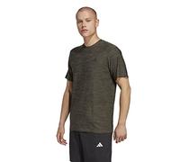 adidas Homme Train Essentials Stretch Training Tee, Olive strata/Black/Black, L