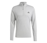 adidas Homme Train Essentials Training 1/4-Zip Long Sleeve Tee, Medium Grey Heather, M