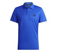 Adidas Homme Train Essentials Training Polo Shirt, Lucid Blue/Black, XXL