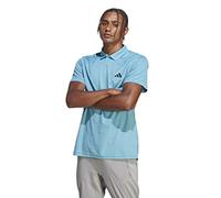 adidas Homme Train Essentials Training Polo Shirt, preloved Blue/Black, S