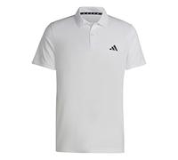 adidas Homme Train Essentials Training Polo Shirt, White/Black, 3XL
