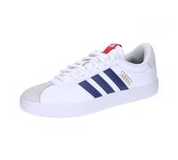 adidas Homme VL Court 3.0 Shoes Chaussures, Cloud White/Dark Blue/Better Scarlet, 42 EU