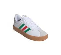 adidas Homme VL Court 3.0 Shoes, Cloud White/Green/Red, 44 EU