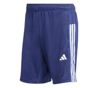 adidas Homme Workout Essentials All-Set 3-Stripes Knit Short Shorts, Dark Blue/White, XL 7 inch