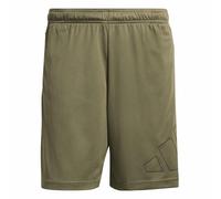 adidas Homme Workout Essentials Base Pique Big Logo Short Shorts, Olive strata, XXL
