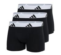 Adidas Hommes Boxers, Pack De 3 - Trunks, Active Flex Coton, Logo
