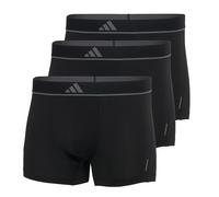 Adidas Hommes Boxers, Pack De 3 - Trunks, Active Micro Flex Éco, Logo, Ei...