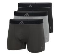 Adidas Hommes Boxers, Pack De 3 - Trunks, Active Micro Flex Éco, Logo, Ei...