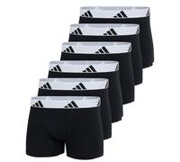 Adidas Hommes Boxers, Pack De 6 - Trunks, Active Flex Coton, Logo