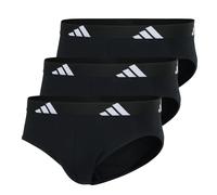 Adidas Hommes Slip, Pack De 3 - Culottes, Active Flex Coton, Logo, Uni Sc...