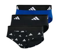 Adidas Hommes Slip, Pack De 3 - Culottes, Active Flex Coton, Logo, Uni Sc...