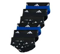Adidas Hommes Slip, Pack De 6 - Culottes, Active Flex Coton, Logo, Uni Sc...