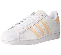 adidas Hommes Superstar Baskets, Cloud White/Glow Orange/Glow Pink, 38 2/3 EU