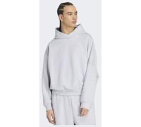 Adidas Sweat à capuche Soft Lux Homme Gris clair chiné M