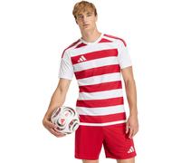 Adidas T-shirt d'entraînement Hooped 26 Blanc/Rouge Taille M