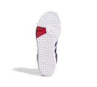 adidas Hoops 4.0 Mid Shoes, Basket Unisexe Enfants, FTWR White/Dark Blue/Team Power Red 2,