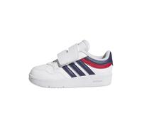 adidas Hoops 4.0 Shoes Chaussures Mixte bébé, FTWR White Dark Blue Better Scarlet, 20 EU