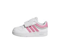 Adidas Hoops 4.0 Shoes Chaussures Mixte bébé, FTWR White Pink Fusion Grey Two, 26 EU
