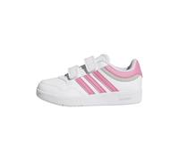 adidas Hoops 4.0 Shoes Chaussures Mixte Enfant, FTWR White Pink Fusion Grey Two, 33 EU
