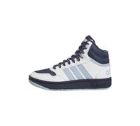 adidas Hoops Mid 3.0 Shoes Kids Chaussures, Cloud White/Shadow Navy/Wonder Blue, 30 EU