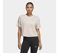 ADIDAS HS2346 W I 3 Bar Tee 2 T-Shirt Femme Wonder Taupe Taille L