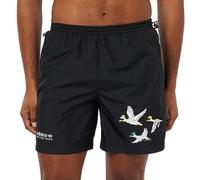ADIDAS HT4402 ORI Duck SH Swimsuit Men's Black/Active Teal M
