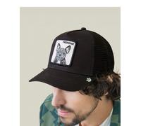 Adidas Hut Hat Cap Chapeau Casquette Total Black FRENCHIE TRUCKER Bulldog