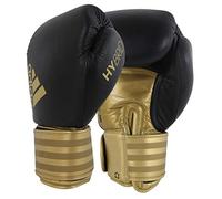 adidas Hybrid 200 Gants de Boxe, Mixte, CI9192, Black/Bogold, 18 Oz