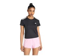 Adidas Hyperglam 3 Stripes Short Sleeve T-shirt Noir L Femme