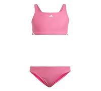 adidas IB4346 3S Bikini Swimsuit Girl's Pink Fusion/White Taille 1824
