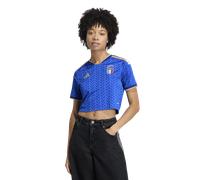 Adidas Maillot Italy 26 Home Cropped Femme manches courtes bleu Taille S