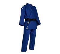 Adidas - J730 IJF Champion II - Judogi slim, bleu, CM 160