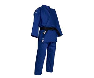 Adidas - J730 IJF Champion II - Judogi slim, bleu, CM 160