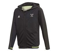 adidas JB M FZ Hoodie Sweat-Shirt pour Enfant Noir/Vert 128 (7/8 Ans)