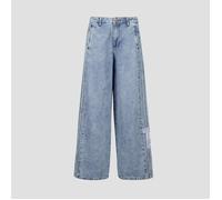 adidas Jeans flare / larges ADIBREAK MID-RISE WIDE-LEG DENIM PANTS in Bleu US 32 / 32