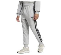 Adidas Pantalon Essential Three Stripes French Terry Homme Gris moyen chiné/Noir XL