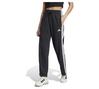 Adidas Pantalon Essentials 3-Stripes French Terry ourlet ouvert pour femme - Noir/Blanc XL