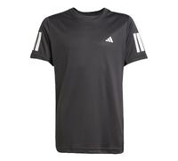 Adidas Club 3 Stripes Short Sleeve T-shirt Noir 11-12 Years Garçons