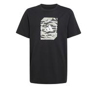 adidas Jungen Camo Box Junior Boys Tshirt, Black, 11-12 Years
