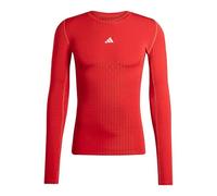 adidas Jungen Techfit AEROREADY Longsleeve T-Shirt Youth, Team Power Red 2, 11-12 Years