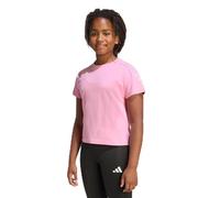 Adidas T-shirt fille Future Icons 3-Stripes manches courtes Rose clair Taille 152