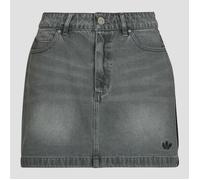 adidas Jupes courtes Adicolor 3-Stripes Denim Mini Skirt in Gris FR 38