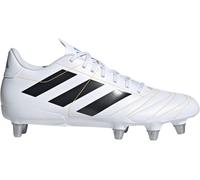 Adidas Kakari Adults Soft Ground Rugby Boots Wht/Blk/luc 8 (42) Male