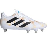 Adidas Kakari Rs Adults Soft Ground Rugby Boots Wht/Blk/luc 13 (48.7) Male