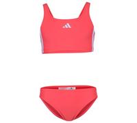 adidas - Kid's 3 Stripes Bold Bikini - Bikini - 140 - semi lucid red / violet tone