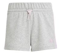 adidas - Kid's 3 Stripes FT Shorts 280 - Short - 128 - medium grey heather / clear pink
