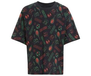 adidas - Kid's Adidas Disney Mickey Mouse Tee - T-shirt - 116 - black / impact orange / lime burst