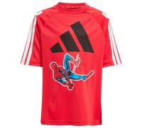 adidas - Kid's Adidas Marvel Spider-Man Tee - T-shirt - 128 - pure ruby / white